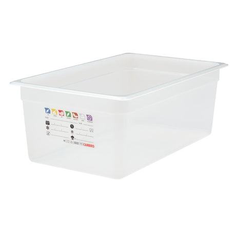 Cambro Safetrak IML Polypropylene Food Storage Container 1/1 GN 200mm