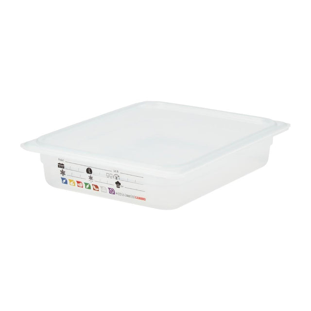 Cambro Safetrak IML Polypropylene Food Storage Container 1/2 GN 65mm