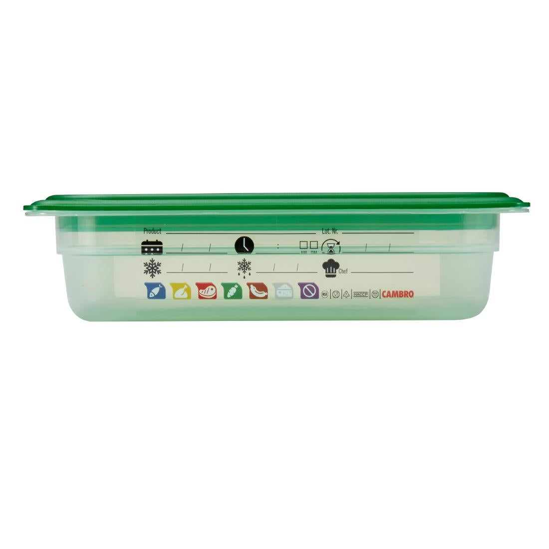 Cambro Safetrak IML Polypropylene Food Storage Container 1/2 GN 65mm