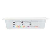 Cambro Safetrak IML Polypropylene Food Storage Container 1/2 GN 65mm