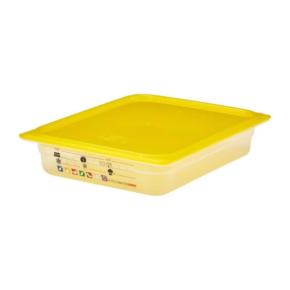 Cambro Safetrak IML Polypropylene Food Storage Container 1/2 GN 65mm