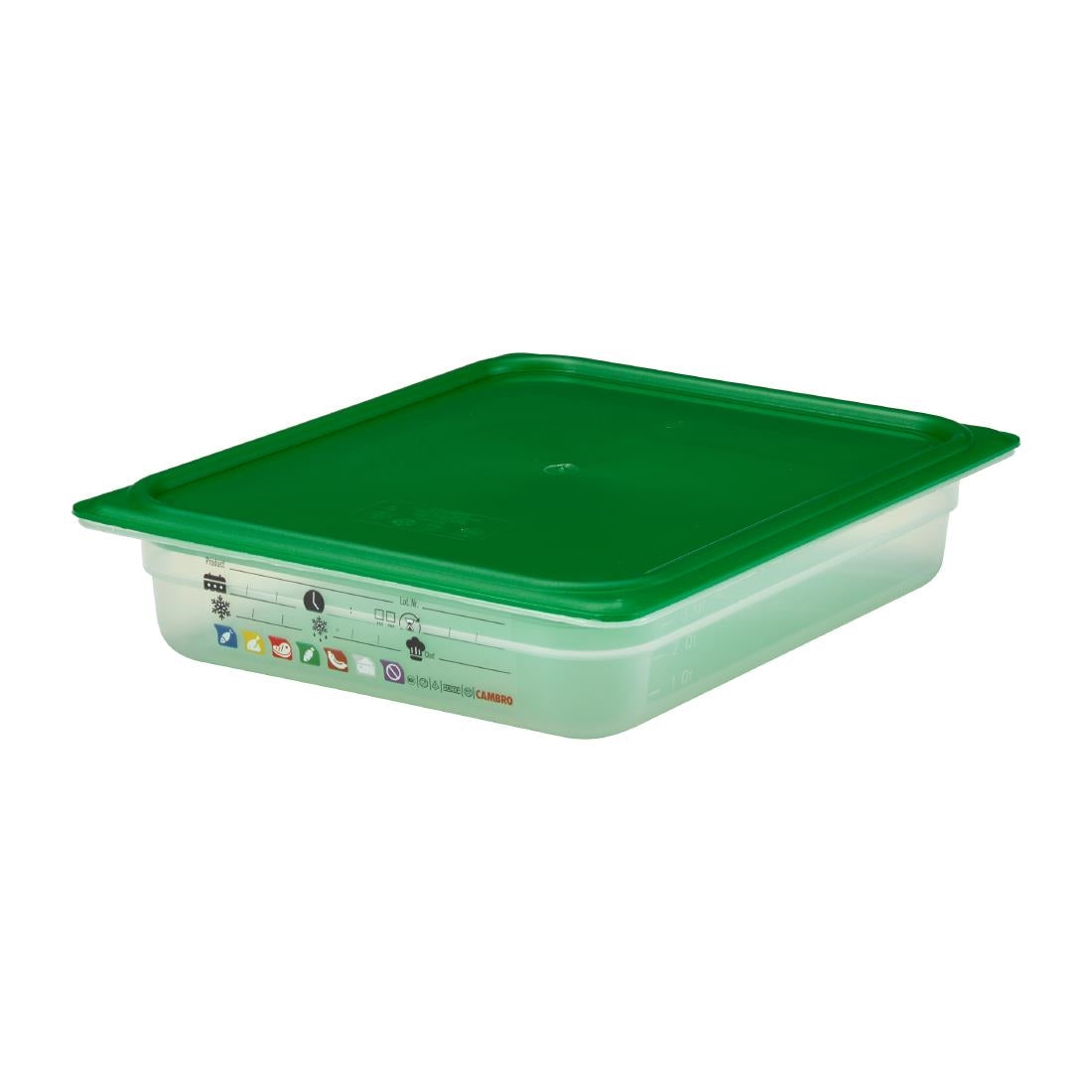 Cambro Safetrak IML Polypropylene Food Storage Container 1/2 GN 65mm