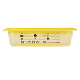 Cambro Safetrak IML Polypropylene Food Storage Container 1/2 GN 65mm