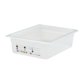 Cambro Safetrak IML Polypropylene Food Storage Container 1/2 GN 100mm