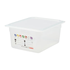 Cambro Safetrak IML Polypropylene Food Storage Container 1/2 GN 150mm