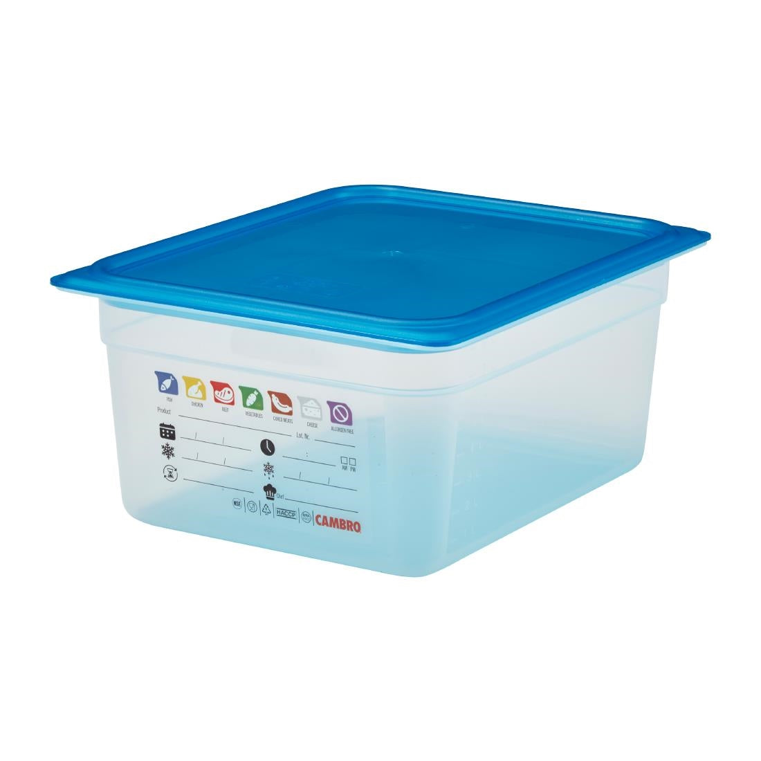Cambro Safetrak IML Polypropylene Food Storage Container 1/2 GN 150mm