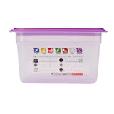 Cambro Safetrak IML Polypropylene Food Storage Container 1/2 GN 150mm