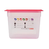 Cambro Safetrak IML Polypropylene Food Storage Container 1/2 GN 200mm