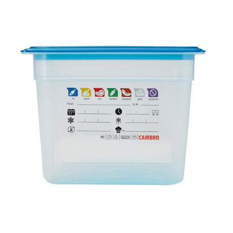 Cambro Safetrak IML Polypropylene Food Storage Container 1/2 GN 200mm