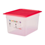 Cambro Safetrak IML Polypropylene Food Storage Container 1/2 GN 200mm
