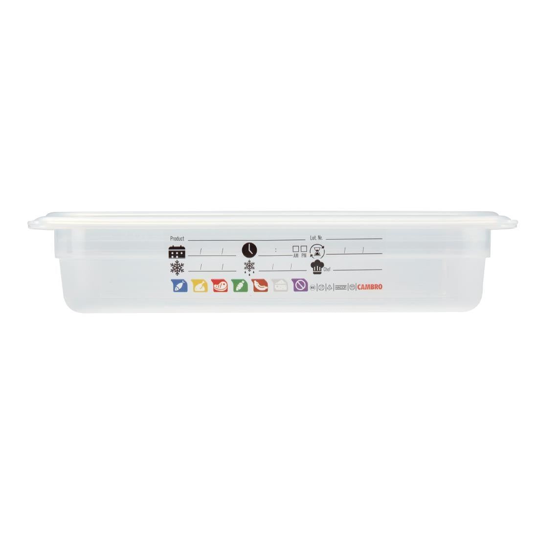 Cambro Safetrak IML Polypropylene Food Storage Container 1/3 GN 65mm