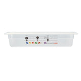 Cambro Safetrak IML Polypropylene Food Storage Container 1/3 GN 65mm
