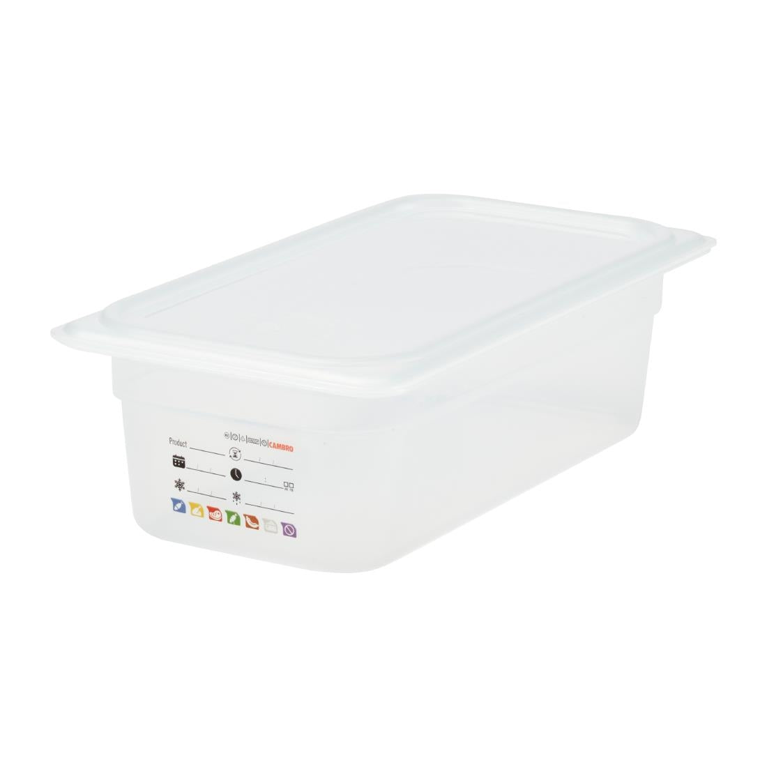 Cambro Safetrak IML Polypropylene Food Storage Container 1/3 GN 100mm
