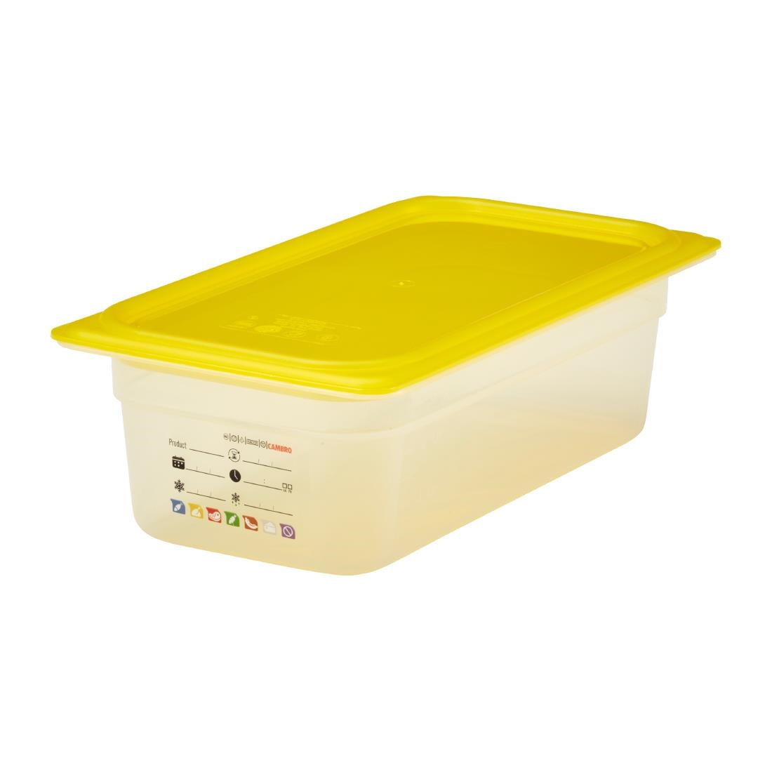 Cambro Safetrak IML Polypropylene Food Storage Container 1/3 GN 100mm