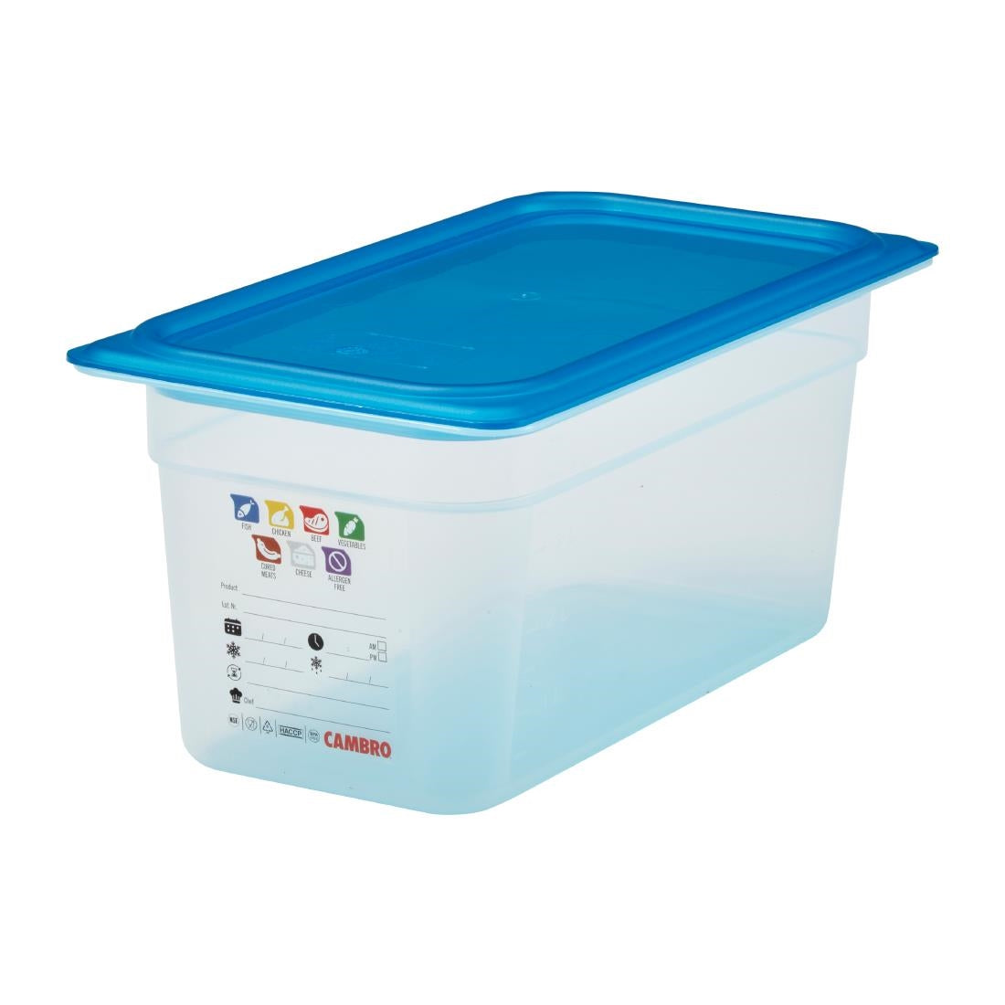 Cambro Safetrak IML Polypropylene Food Storage Container 1/3 GN 150mm