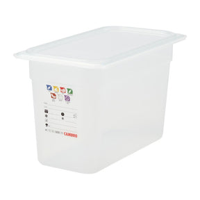 Cambro Safetrak IML Polypropylene Food Storage Container 1/3 GN 200mm