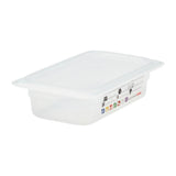 Cambro Safetrak IML Polypropylene Food Storage Container 1/4 GN 65mm