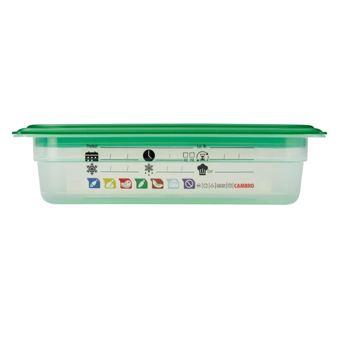Cambro Safetrak IML Polypropylene Food Storage Container 1/4 GN 65mm