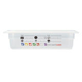 Cambro Safetrak IML Polypropylene Food Storage Container 1/4 GN 65mm
