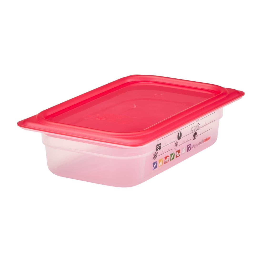 Cambro Safetrak IML Polypropylene Food Storage Container 1/4 GN 65mm