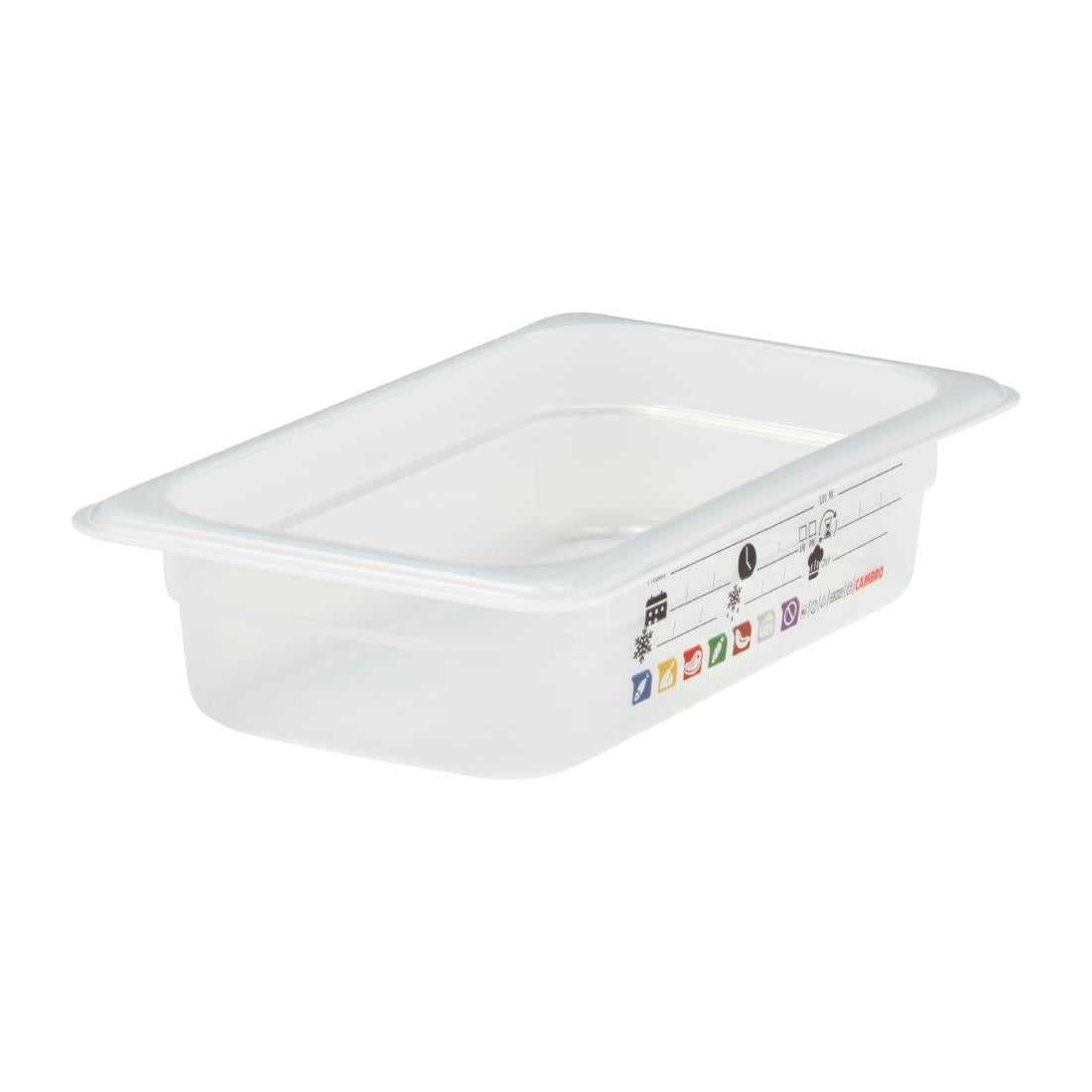 Cambro Safetrak IML Polypropylene Food Storage Container 1/4 GN 65mm