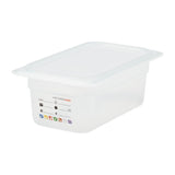 Cambro Safetrak IML Polypropylene Food Storage Container 1/4 GN 100mm