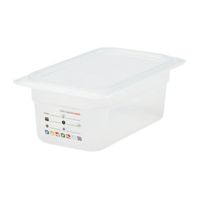 Cambro Safetrak IML Polypropylene Food Storage Container 1/4 GN 100mm