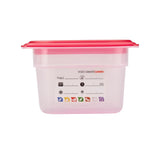 Cambro Safetrak IML Polypropylene Food Storage Container 1/4 GN 100mm