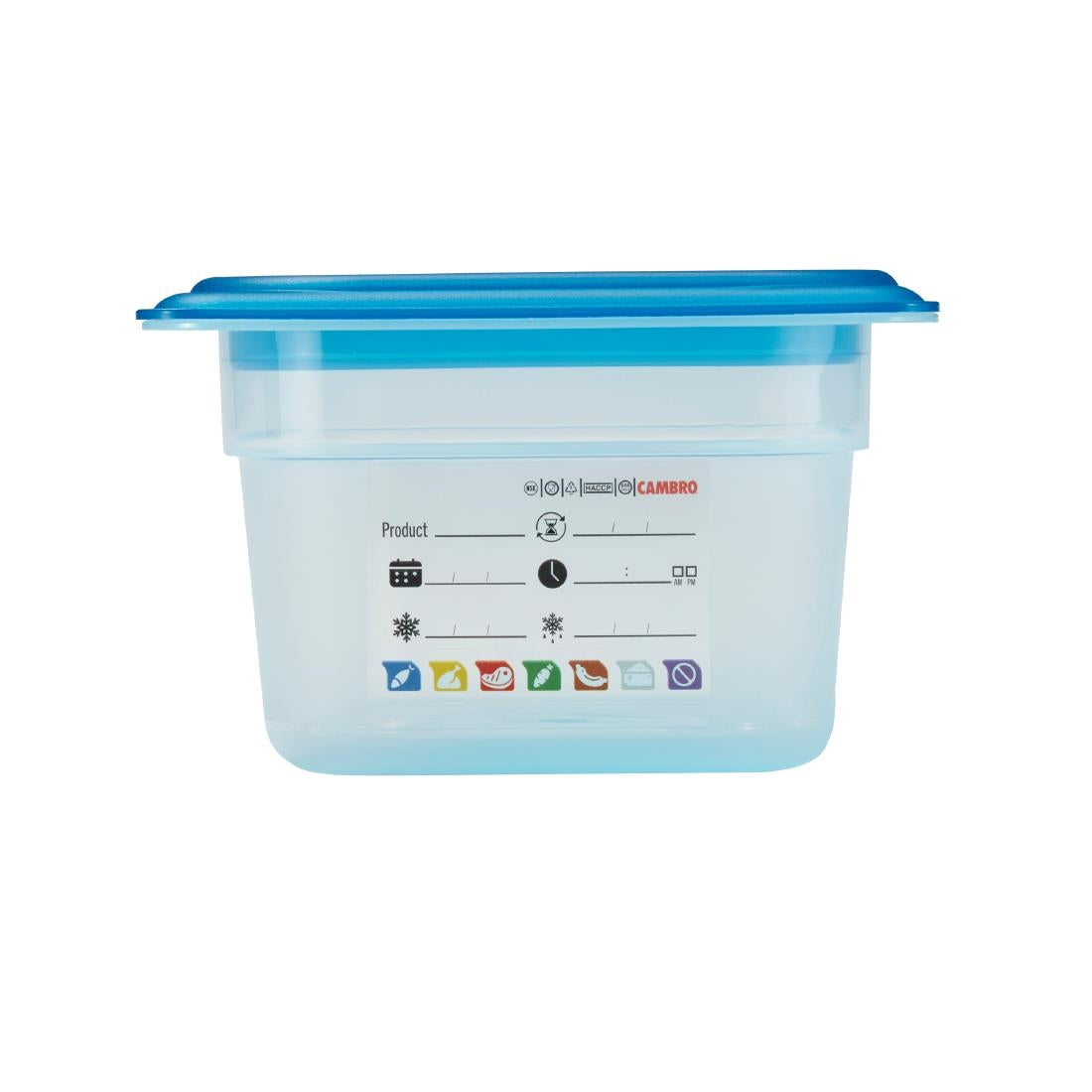 Cambro Safetrak IML Polypropylene Food Storage Container 1/4 GN 100mm