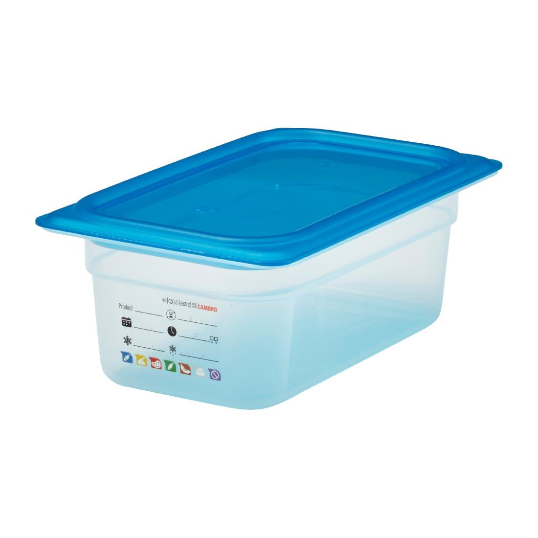Cambro Safetrak IML Polypropylene Food Storage Container 1/4 GN 100mm