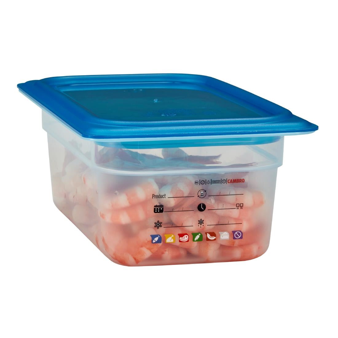Cambro Safetrak IML Polypropylene Food Storage Container 1/4 GN 100mm