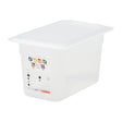 Cambro Safetrak IML Polypropylene Food Storage Container 1/4 GN 150mm