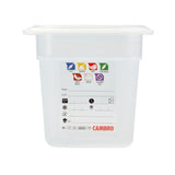 Cambro Safetrak IML Polypropylene Food Storage Container 1/4 GN 150mm