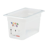 Cambro Safetrak IML Polypropylene Food Storage Container 1/4 GN 150mm
