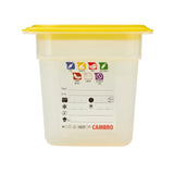 Cambro Safetrak IML Polypropylene Food Storage Container 1/4 GN 150mm