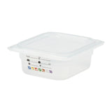 Cambro Safetrak IML Polypropylene Food Storage Container 1/6 GN 65mm