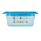 Cambro Safetrak IML Polypropylene Food Storage Container 1/6 GN 65mm