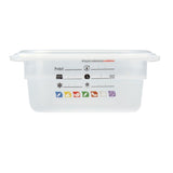 Cambro Safetrak IML Polypropylene Food Storage Container 1/6 GN 65mm