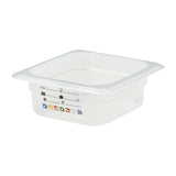 Cambro Safetrak IML Polypropylene Food Storage Container 1/6 GN 65mm