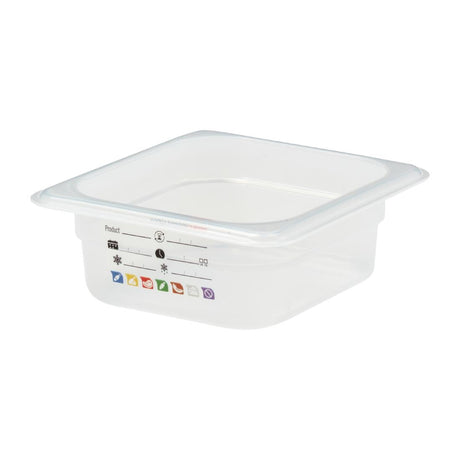 Cambro Safetrak IML Polypropylene Food Storage Container 1/6 GN 65mm
