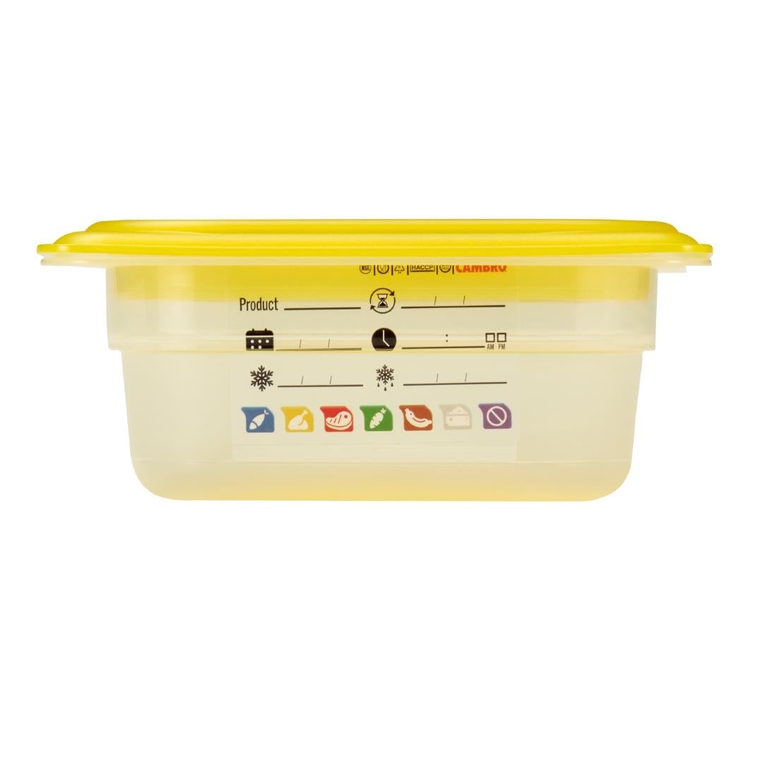 Cambro Safetrak IML Polypropylene Food Storage Container 1/6 GN 65mm