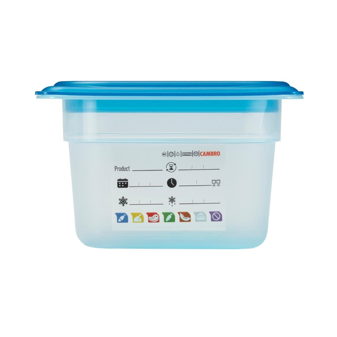 Cambro Safetrak IML Polypropylene Food Storage Container 1/6 GN 100mm