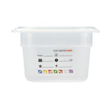 Cambro Safetrak IML Polypropylene Food Storage Container 1/6 GN 100mm