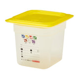 Cambro Safetrak IML Polypropylene Food Storage Container 1/6 GN 150mm