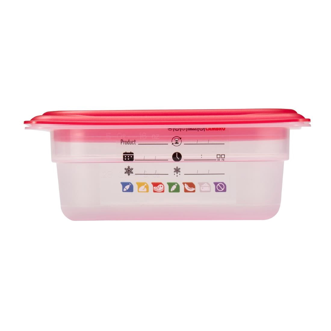Cambro Safetrak IML Polypropylene Food Storage Container 1/9 GN 65mm