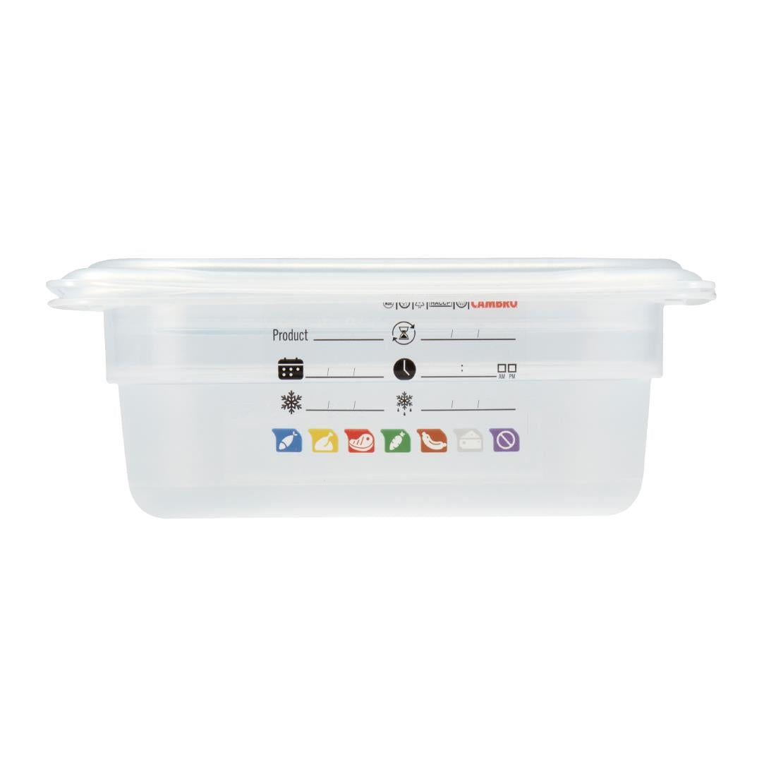 Cambro Safetrak IML Polypropylene Food Storage Container 1/9 GN 65mm