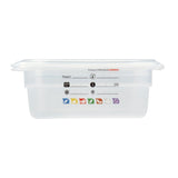 Cambro Safetrak IML Polypropylene Food Storage Container 1/9 GN 65mm