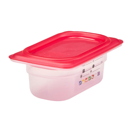 Cambro Safetrak IML Polypropylene Food Storage Container 1/9 GN 65mm