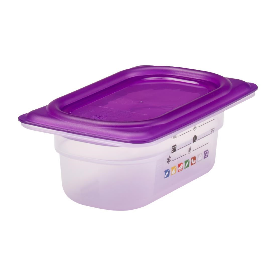Cambro Safetrak IML Polypropylene Food Storage Container 1/9 GN 65mm