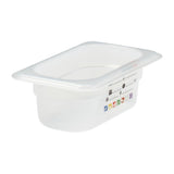 Cambro Safetrak IML Polypropylene Food Storage Container 1/9 GN 65mm